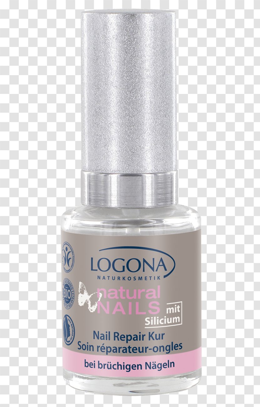 Logona Nail Polish 01 Soft Rose Bio Repair Treatment Cosmetics - Salon - Natural Nails Transparent PNG