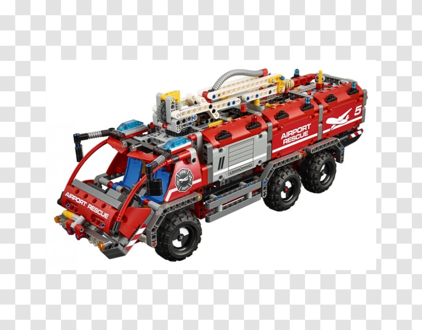 Amazon.com Lego Technic Toy LEGO 42068 Airport Rescue Vehicle - Minifigure Transparent PNG