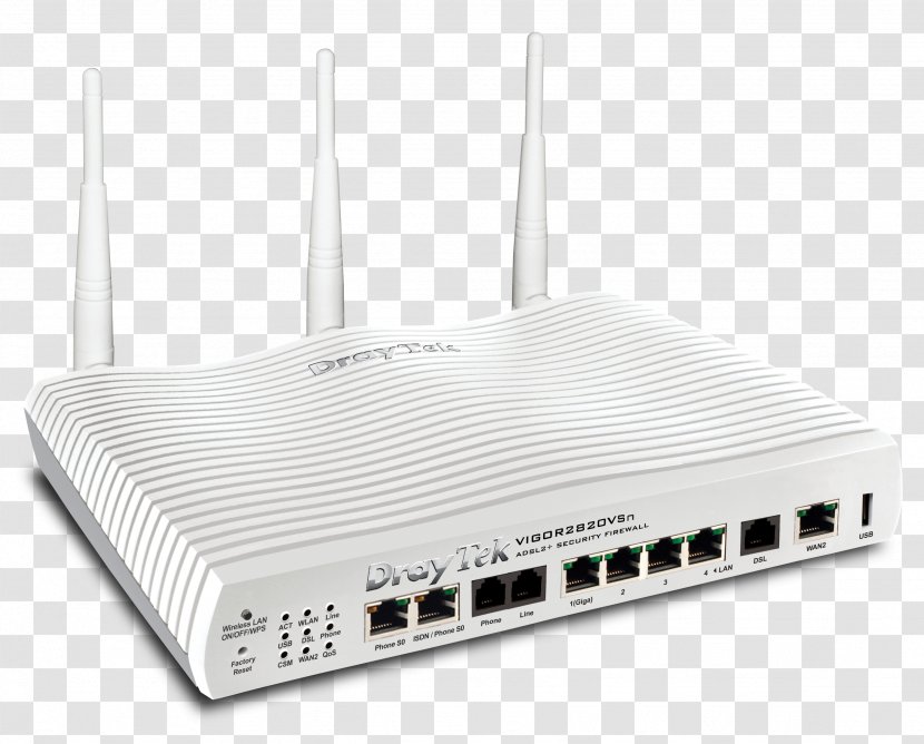 Router Draytek Vigor 2830n G.992.5 - 2830 - Technology Transparent PNG