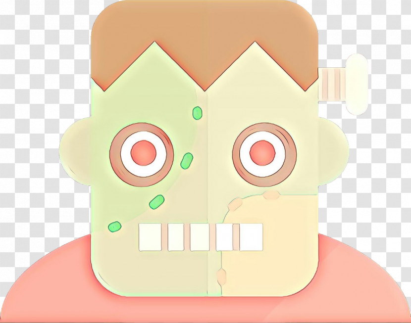 Green Cartoon Head Animation Transparent PNG