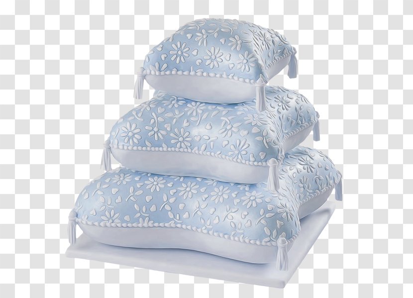Wedding Cake Bundt Cookware And Bakeware Pillow - Bread - Light Blue Flowers Transparent PNG