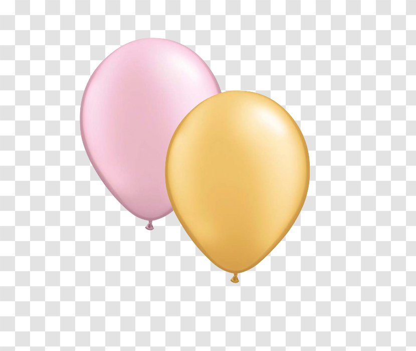 Balloon Pink Gold Rose - Helium - Pinkandgold Transparent PNG