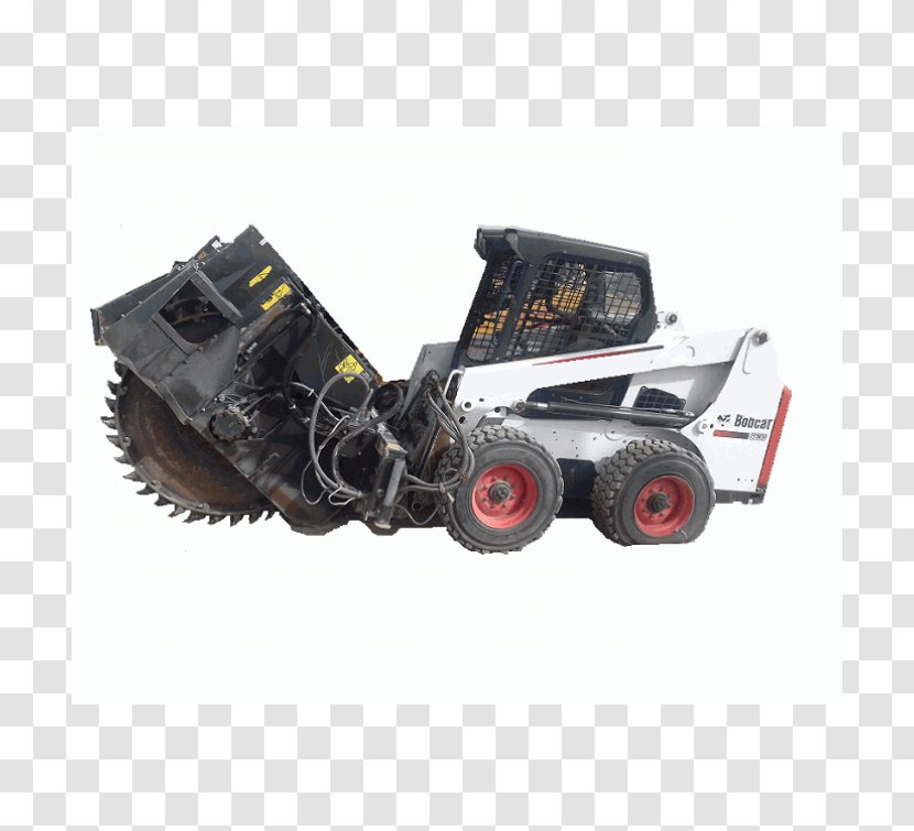 Trencher Bobcat Company Skid-steer Loader Heavy Machinery - Automotive Wheel System - Excavator Transparent PNG