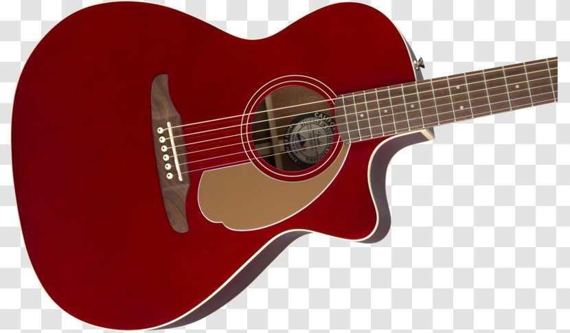 Acoustic Guitar Acoustic-electric Tiple Fender Musical Instruments Corporation - Silhouette - Toffee Apple Transparent PNG