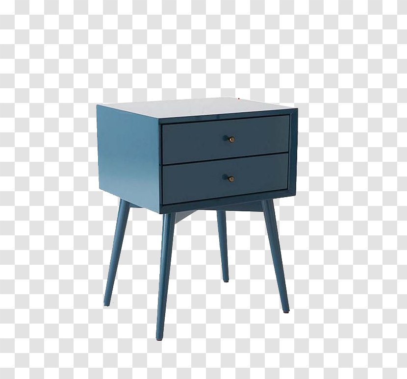 Nightstand Table Wardrobe - Cabinetry - Simple Blue Cupboard Transparent PNG