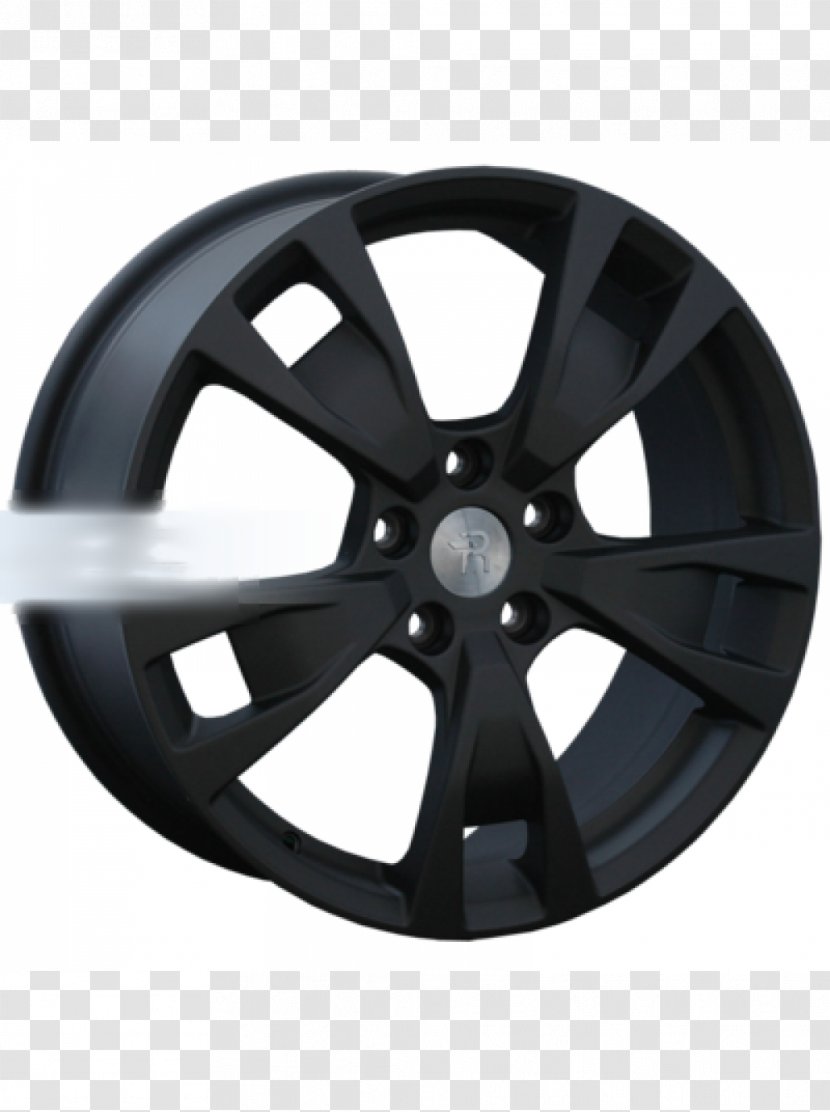 Alloy Wheel Hubcap Spoke Tire Rim - Black Transparent PNG
