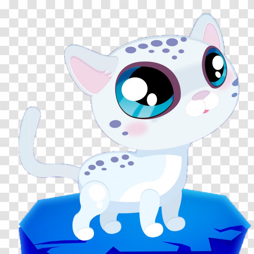 Whiskers Leopard Cat Kitten Clip Art - Snout - Big Eyes Cartoon Style Transparent PNG