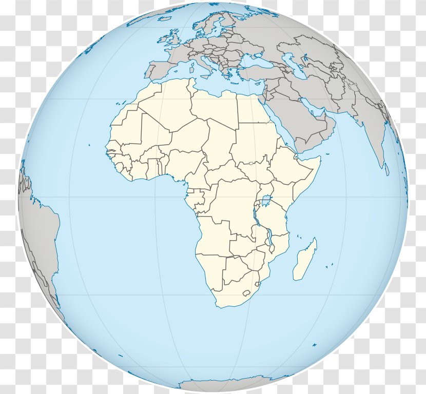 Globe Earth World Rwanda Map - United States - Yellow Transparent PNG