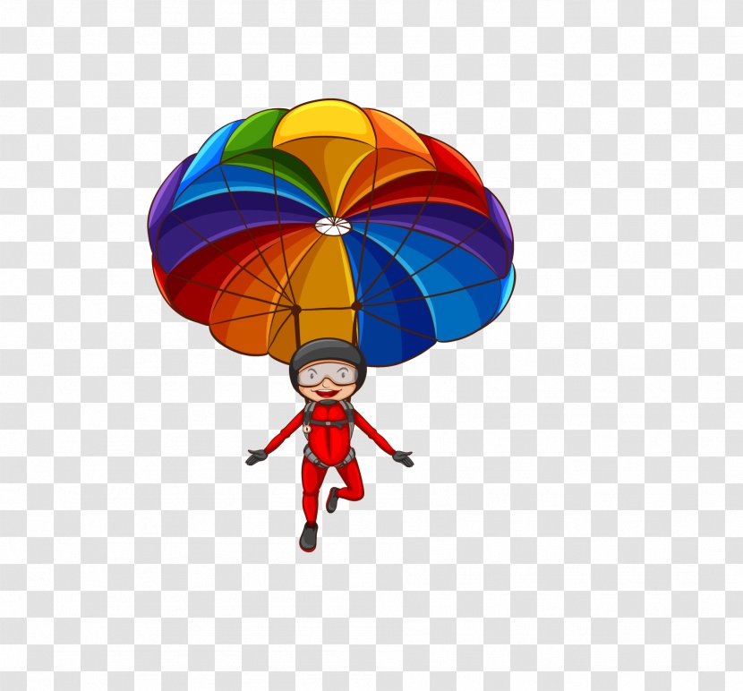 Parachute Drawing Royalty-free Clip Art - Balloon - Parachute,Boy Vector Image Transparent PNG