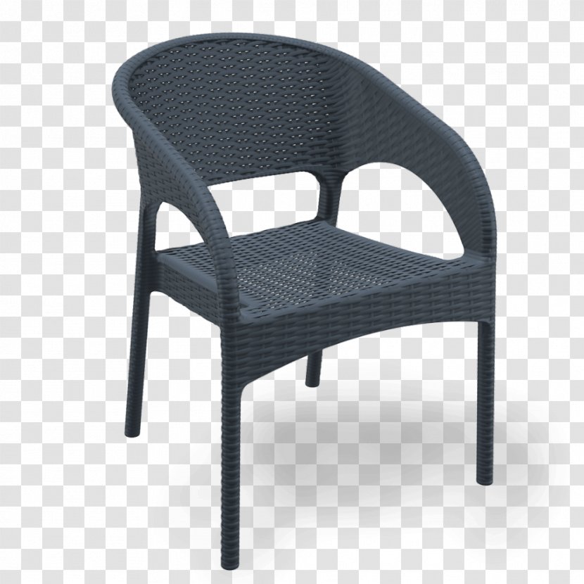 Table Garden Furniture Chair Wicker - Patio - Armchair Transparent PNG