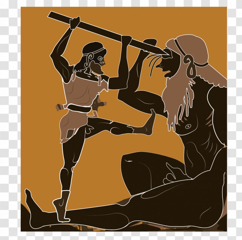 Odyssey Cyclops Odysseus Ancient Greece Poseidon - Art Transparent PNG