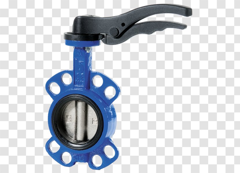 Butterfly Valve Flange Ductile Iron Stainless Steel - Wafer Transparent PNG