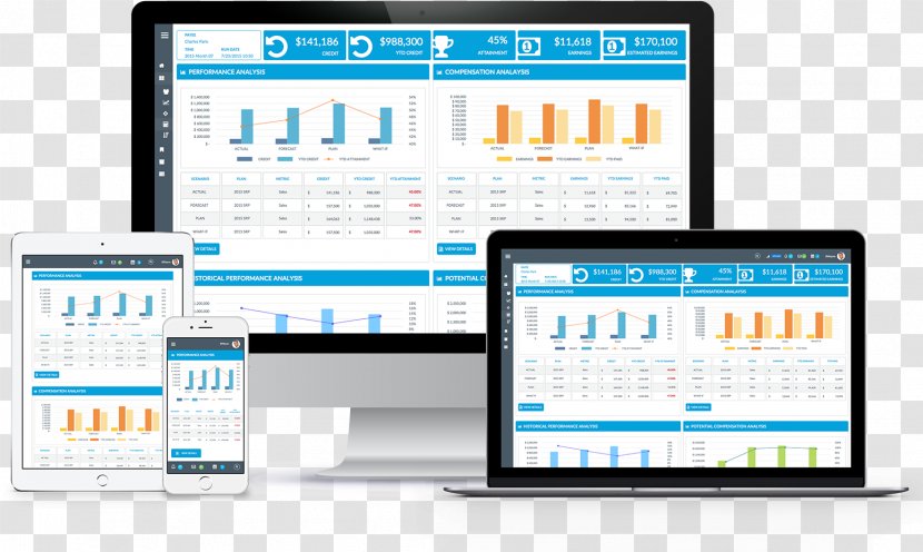 Dashboard Management Business Incentive Organization - Web Page Transparent PNG