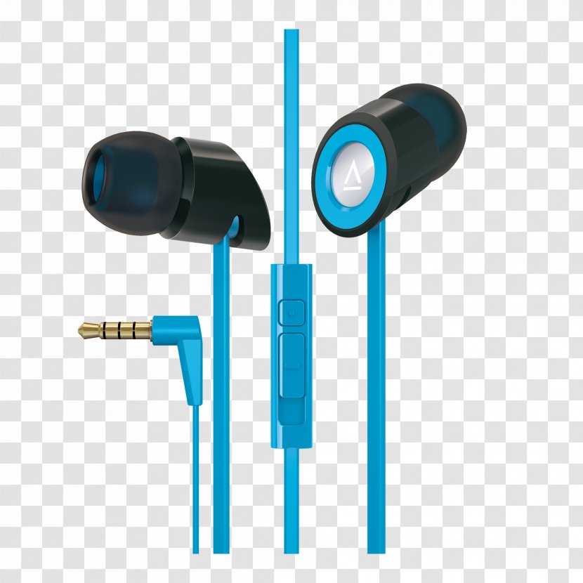 Microphone Creative Hitz MA-350 In-Ear Noise Isolating Headphones With 9mm Drive MA350 - Audio Equipment - HeadsetIn-earBlack, Blue MA2400HeadsetOn-earBlackCreative Panels Transparent PNG