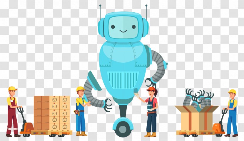 Robot Technology Illustration Artificial Intelligence Euclidean Vector - Cartoon Transparent PNG