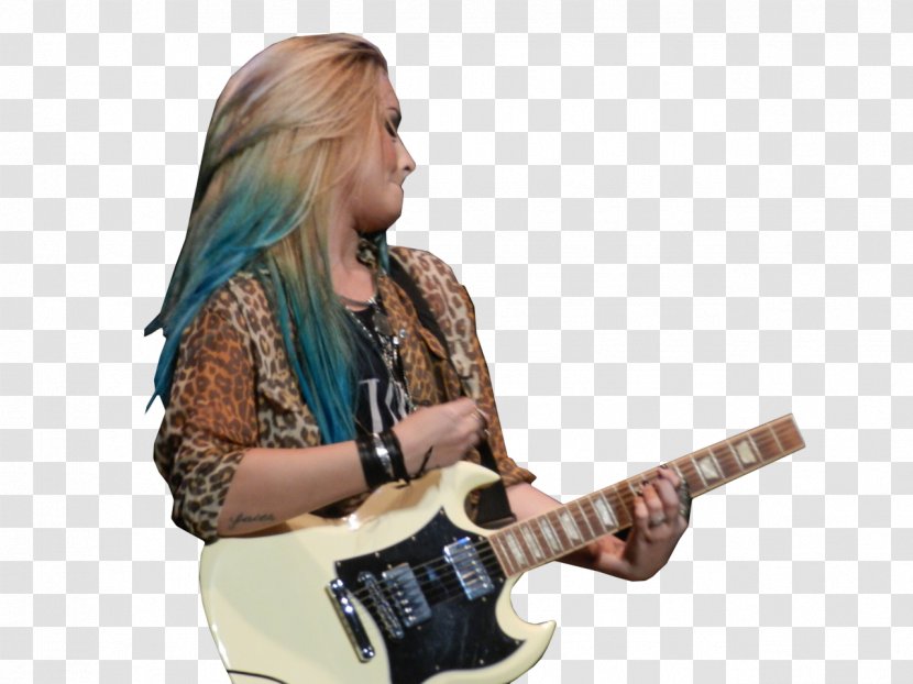 Electric Guitar Musical Instruments String Bass - Cartoon - Demi Lovato Transparent PNG