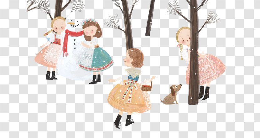 Child Snowman - Fictional Character - Hand Drawn Transparent PNG