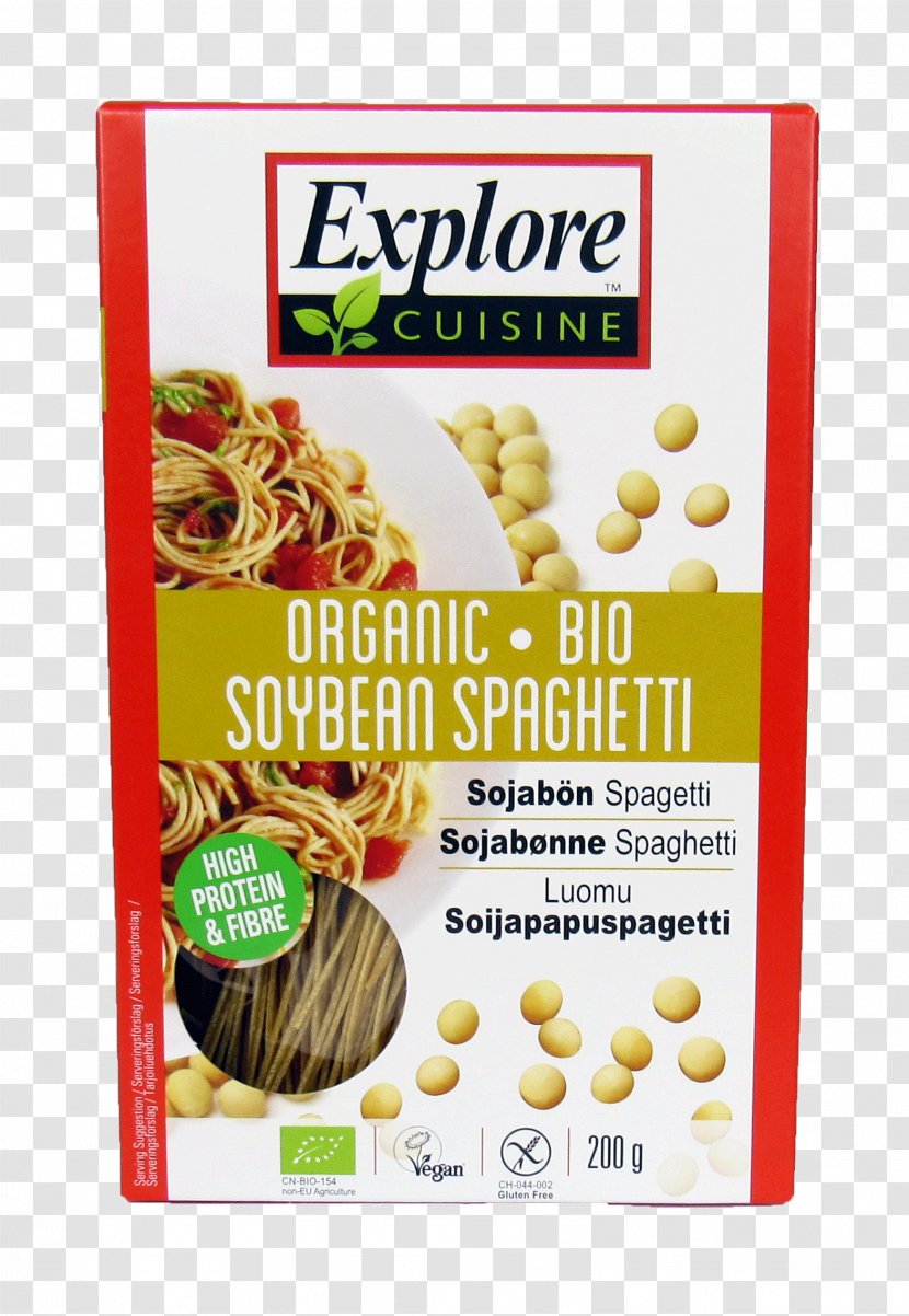 Breakfast Cereal Pasta Edamame Organic Food Spaghetti - Superfood - Soya Transparent PNG