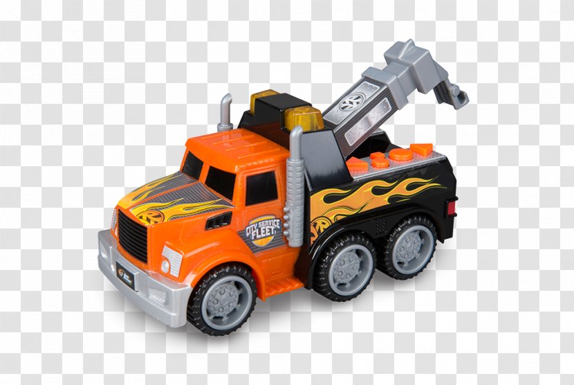 Car Tow Truck Motor Vehicle - Scale Model Transparent PNG