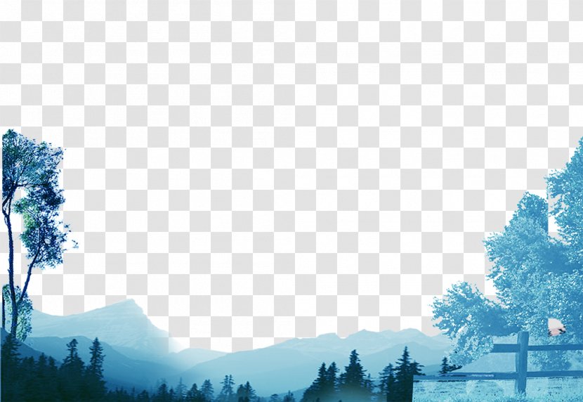 Tree Adobe Illustrator Wallpaper - Winter - Castle And Transparent PNG