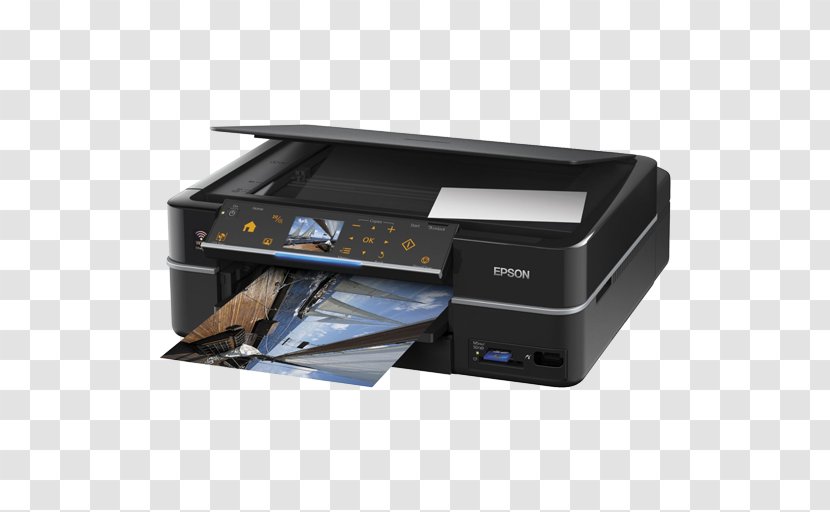 Inkjet Printing Paper Multi-function Printer Epson - Photocopier Transparent PNG