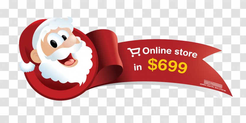 Clip Art Santa Claus Ribbon Illustration Christmas Day - Holiday Special Offer Transparent PNG