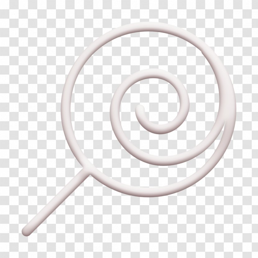 Candy Icon Halloween - Spiral - Symbol Blackandwhite Transparent PNG