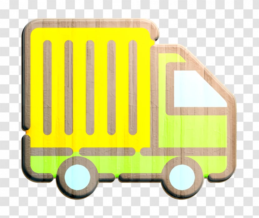 Delivery Icon Online Shop - Yellow - Rolling Vehicle Transparent PNG