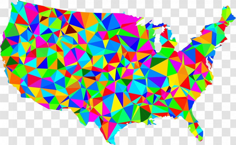 United States Blank Map Clip Art - Geography - America Transparent PNG