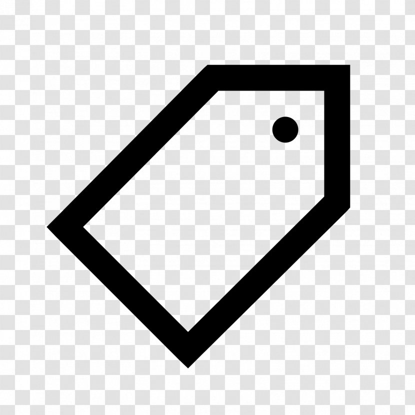 Rectangle Area Point - Black M - Tag Price Transparent PNG