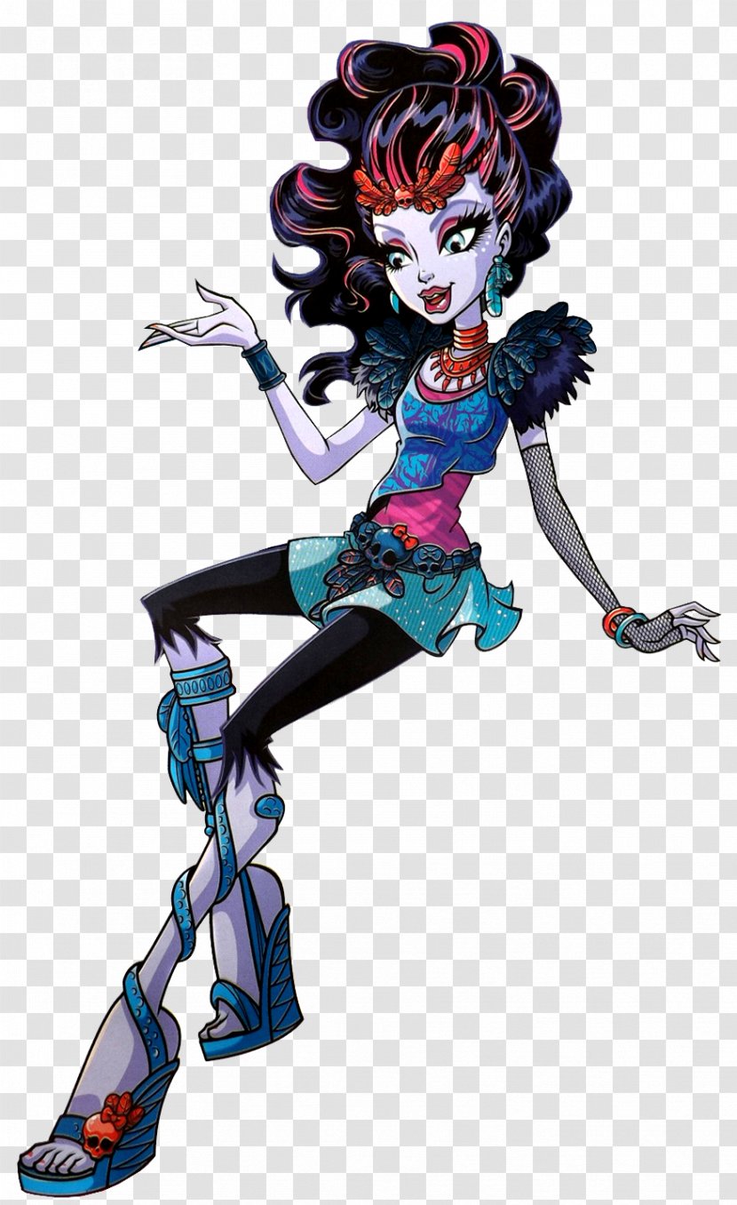 Monster High Doll Ever After Pin - Watercolor Transparent PNG