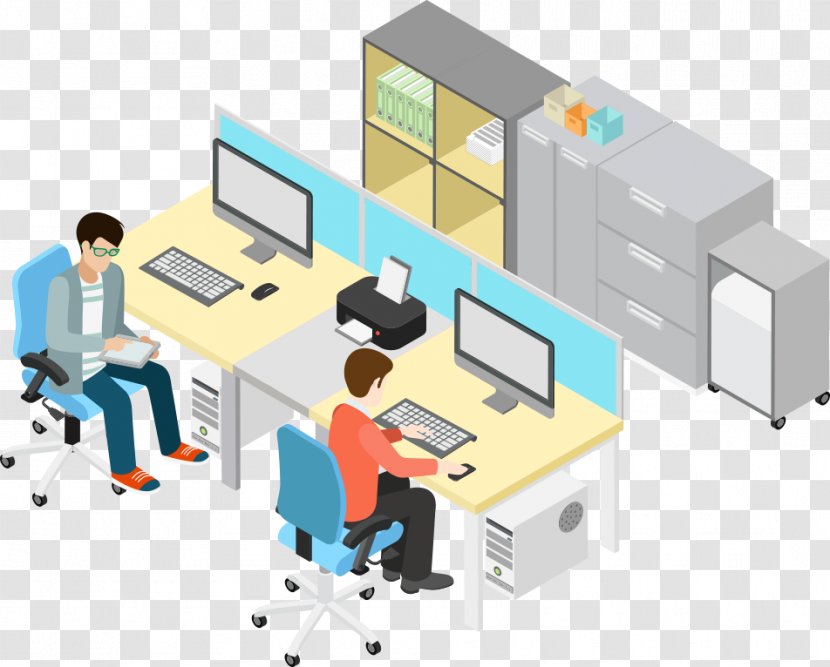 Office Illustration - Technology - Vector Business People Transparent PNG