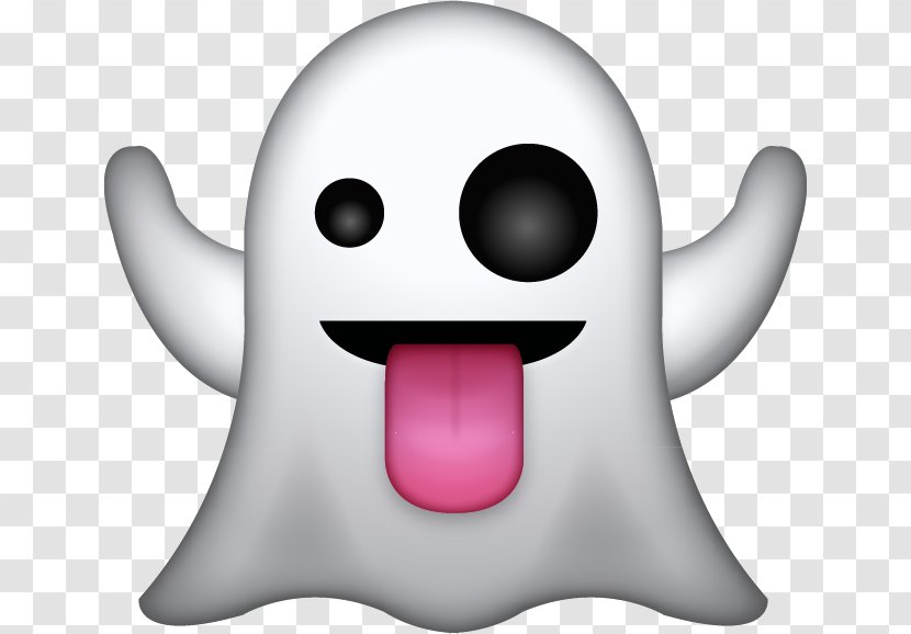 IPhone Emoji Ghost Sticker Transparent PNG