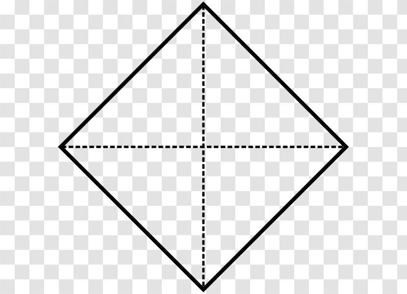 Rhombus Shape Square Drawing - Symmetry - Diamond Transparent PNG