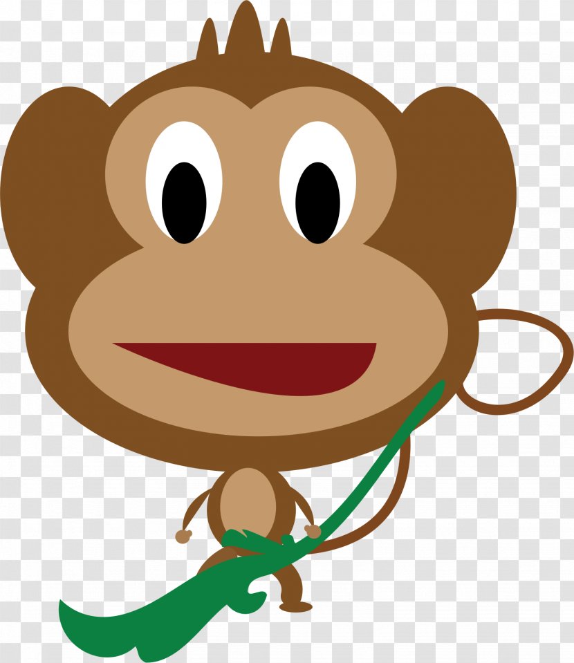 Chimpanzee Cartoon Drawing Monkey Clip Art - Smile Transparent PNG
