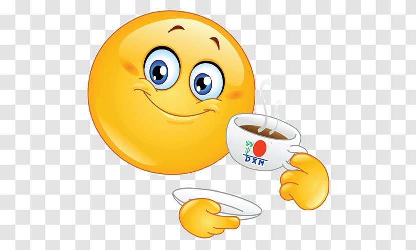 Coffee Emoticon Smiley Cafe - Smile Transparent PNG