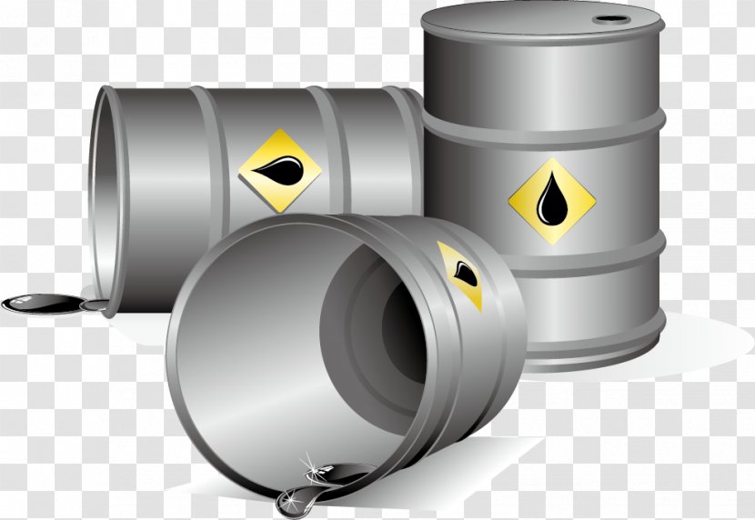 Petroleum Oil Barrel Drum - Natural Gas - Industry Vector Material Transparent PNG