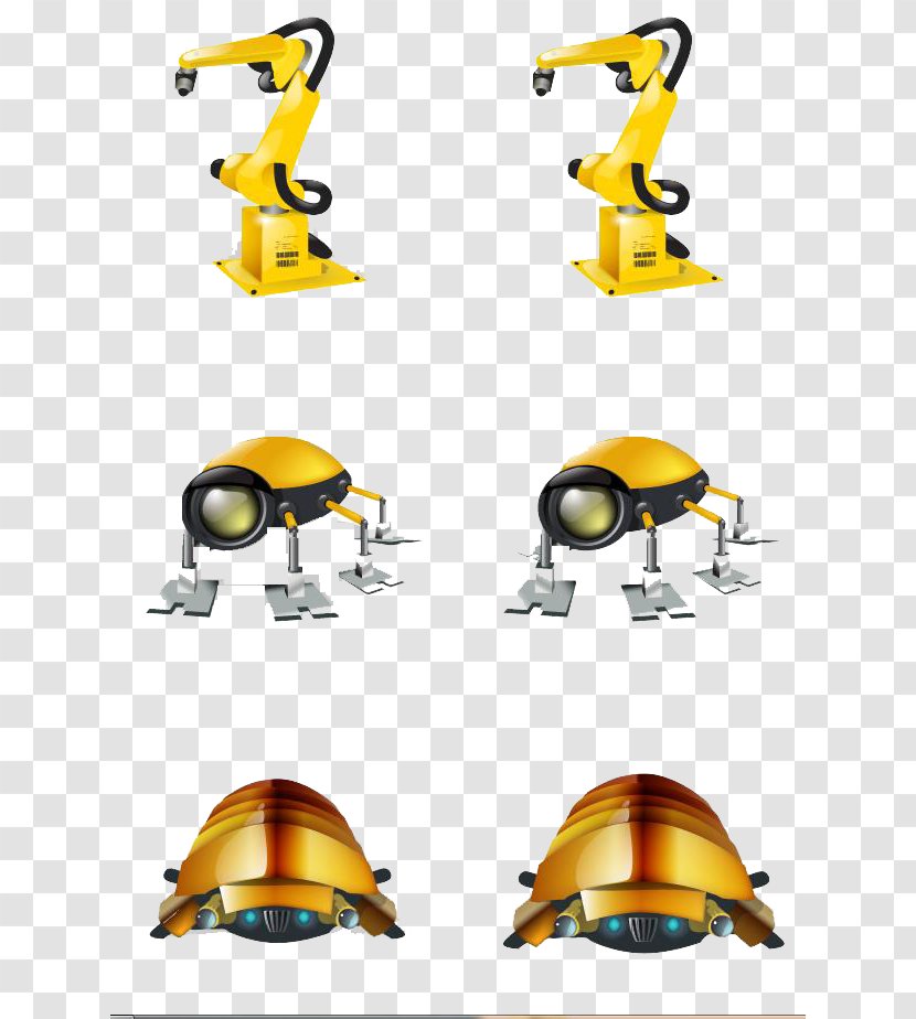 Robotic Arm Machine Manipulator Icon - Cartoon Robot Transparent PNG