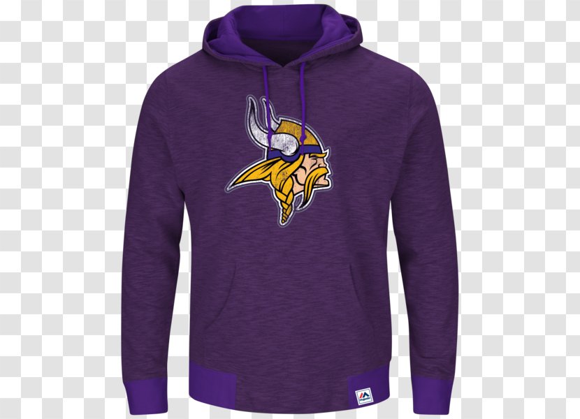Hoodie Minnesota Vikings NFL Regular Season Jersey - New Era Cap Company - Majestic Athletic Transparent PNG