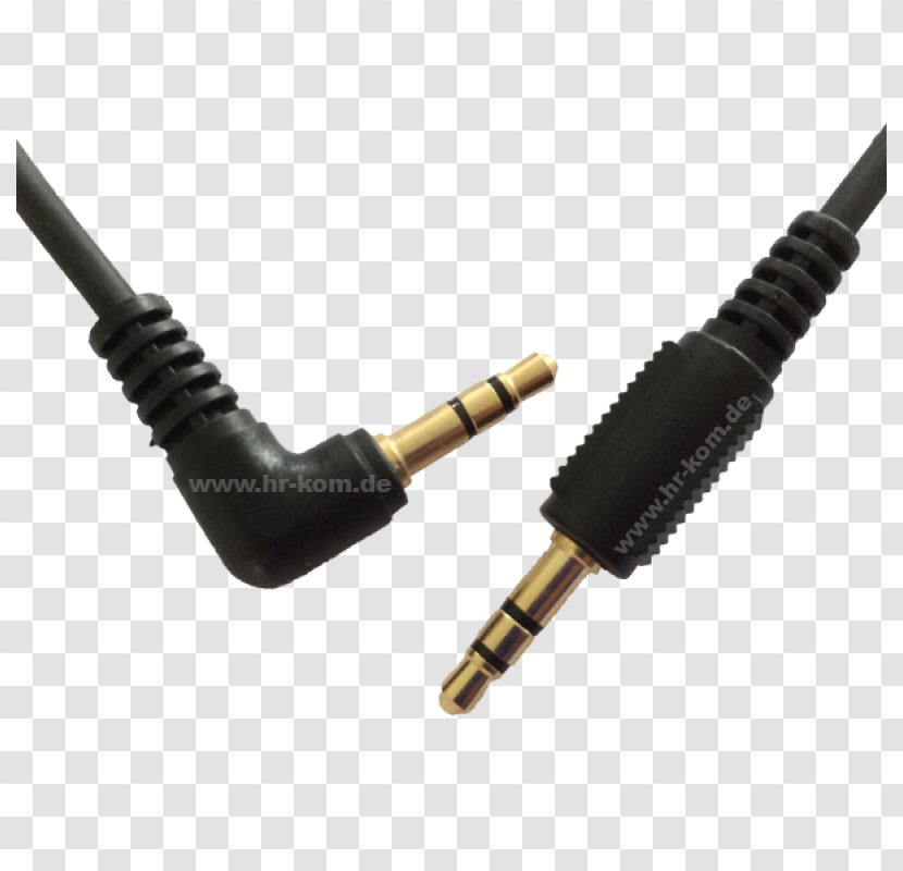 Coaxial Cable Phone Connector Electrical Headset - Kabel Transparent PNG