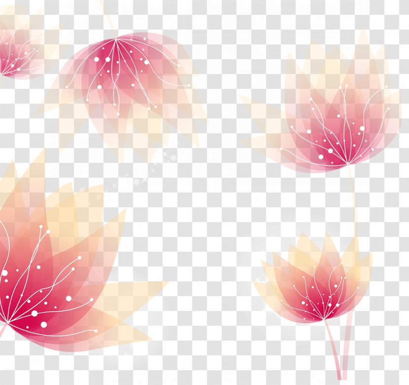 Desktop Wallpaper Sky Petal Sunlight - Flower Pattern Transparent PNG