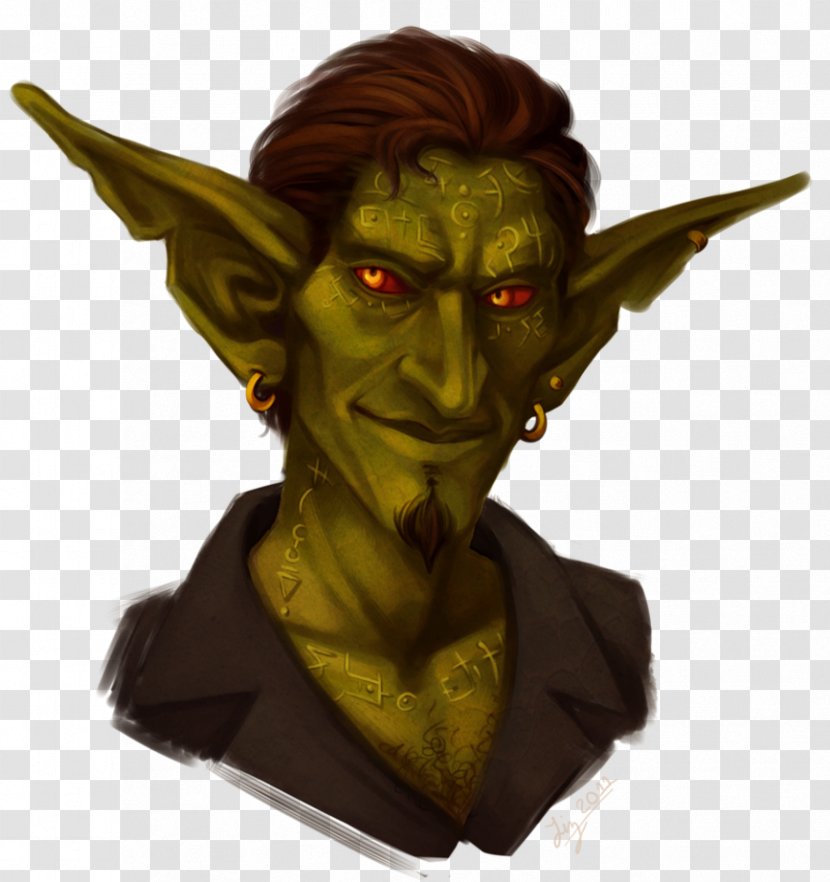 Goblin World Of Warcraft Art Portrait Orc - Legendary Creature - Fooling Transparent PNG