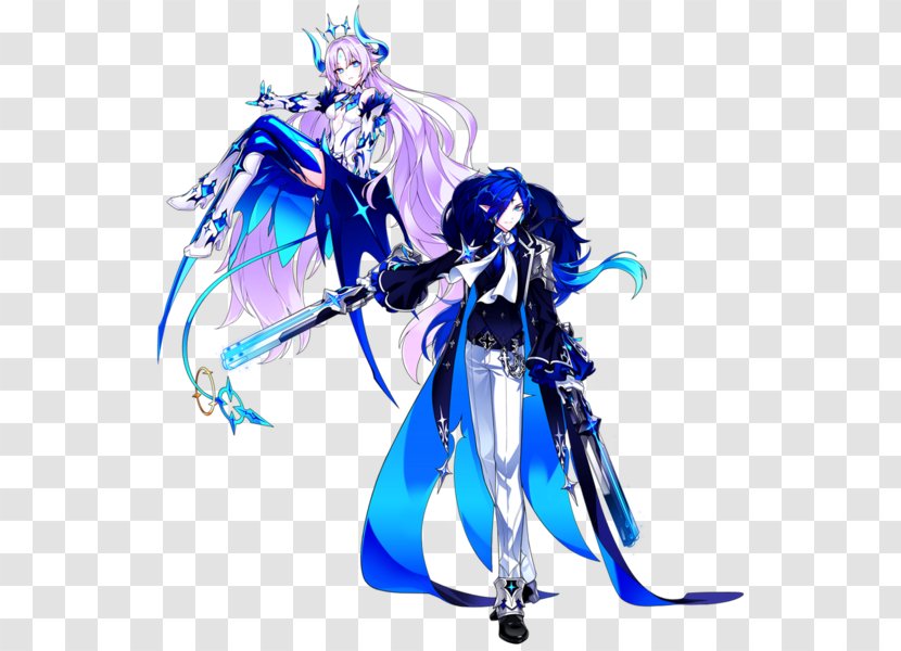 Elsword Model Sheet Image Elesis Player Versus Environment - Silhouette - Luciela Transparent PNG