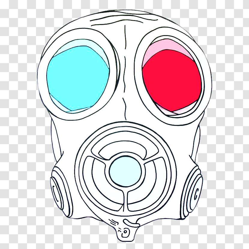 Illustration Drawing Clip Art Gas Mask Headgear - Human Behavior - Aspagus Pattern Transparent PNG