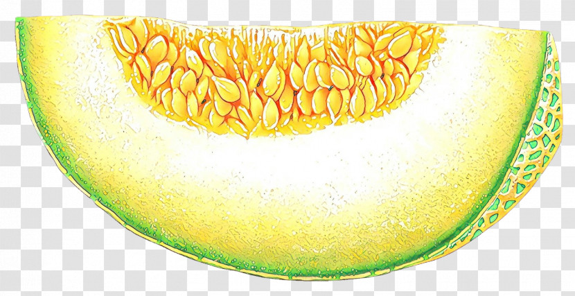 Melon Muskmelon Yellow Cantaloupe Galia Transparent PNG