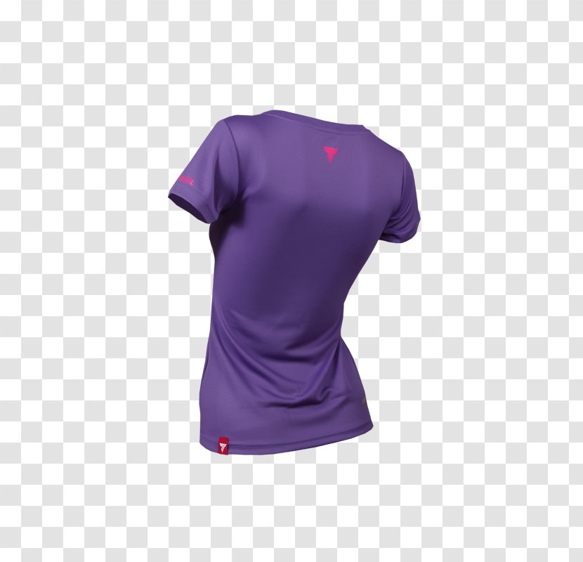 T-shirt Shoulder Sleeve - Purple Transparent PNG