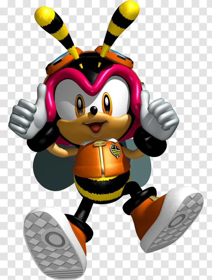 Sonic Heroes Knuckles' Chaotix Charmy Bee Espio The Chameleon Tails - Toy Transparent PNG