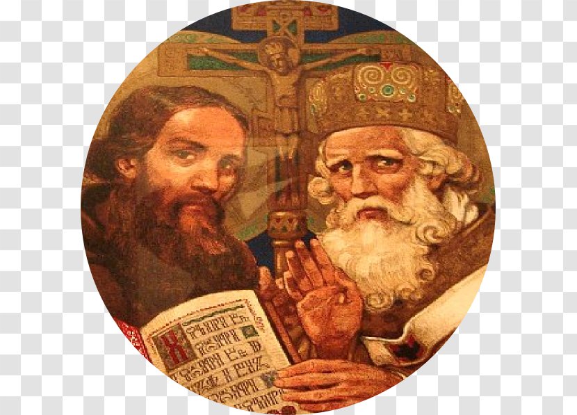 Saint Methodius Of Byzantine Thessalonica Saints Cyril And Slavonic Literature Culture Day Equal-to-apostles - Temple Transparent PNG