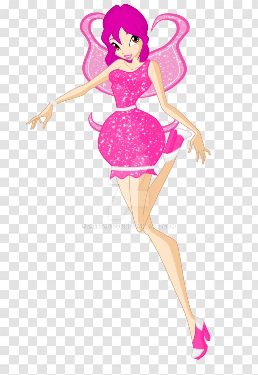 Barbie Fairy Fashion Illustration - Flower Transparent PNG