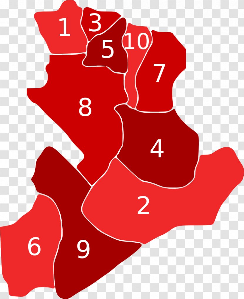Los Altos De Jalisco Sur Region Regiones - Municipality - Map Transparent PNG
